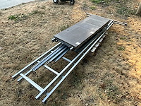 Steigerplatform / werkbordes 200x150 cm, metalen frame - afbeelding 3 van  3