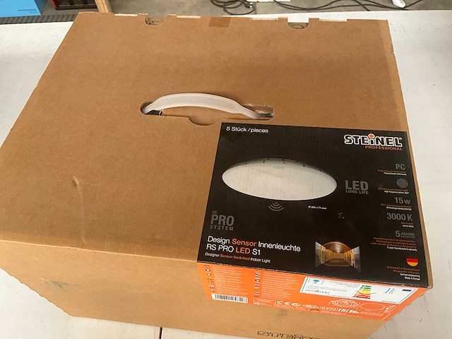 Steinel design sensor binnenlamp rs pro led s1 plafondlamp multipack 5 stuks (3x) - afbeelding 1 van  1