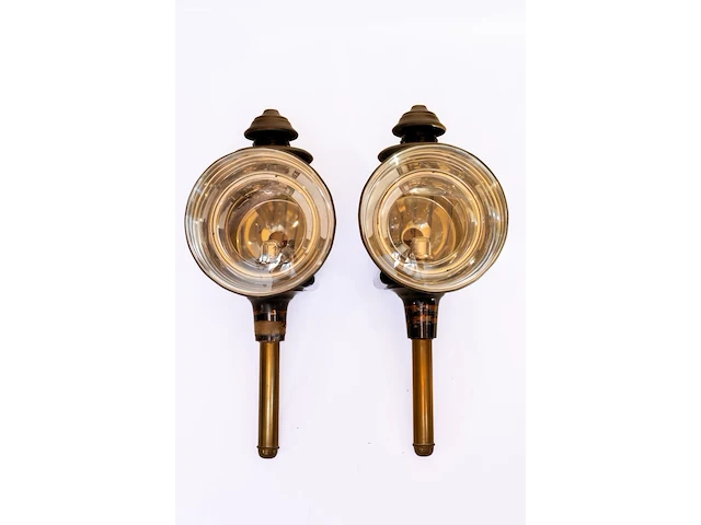 Stel engelse breaklampen alfred holes, lampmaker... - afbeelding 1 van  1