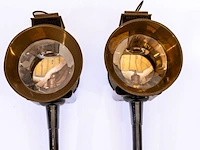 Stel replica coachlampen
