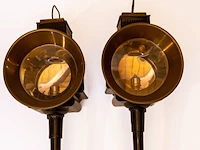 Stel replica coachlampen