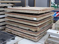 Stelconplaten /betonplaten met stalen rand 2x2m 6stuks - afbeelding 1 van  1