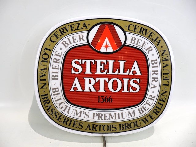 Stella artois lichtreclame - afbeelding 1 van  5