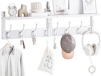 Stellstar bamboe wandrek met 4 haken (2 stuks) - afbeelding 1 van  4