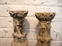 Stenen kandelaar (x2) - afbeelding 3 van  5