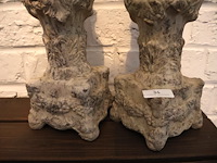 Stenen kandelaar (x2) - afbeelding 4 van  5