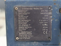 Stenenzaag lissmac dts 700 met bouwjaar 2018, serienummer sn020743, 230 kg - afbeelding 3 van  3