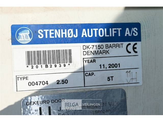 Stenhoj autolift - afbeelding 3 van  11