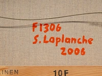 Stephan laplanche (1970), 'f 1306', 2006, acrylic on canvas 55 x 46 cm. (21.64 x 18.10 in.), frame: 60 x 50 cm. (23.62 x 19.67 in.) - afbeelding 4 van  6