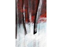 Stéphane le maou - forêt rouge - acryl op doek - 50x70 cm - 2008 - afbeelding 4 van  8