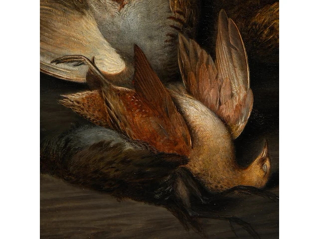 Stephen taylor (1770-1849), still life with hunting trophies, 1817, oil on canvas 51 x 41 cm. (20.07 x 16.14 in.), frame: 65 x 55 cm. (25.58 x 21.64 in.) - afbeelding 5 van  6