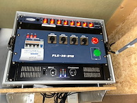 Stereo power amplifier + showtec