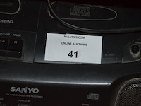 Stereo sanyo , hifi sanyo met tuner en casettespeler, printer epson dx3800, printer brother hl-5240, printer brother hl-l5100dn - afbeelding 3 van  8