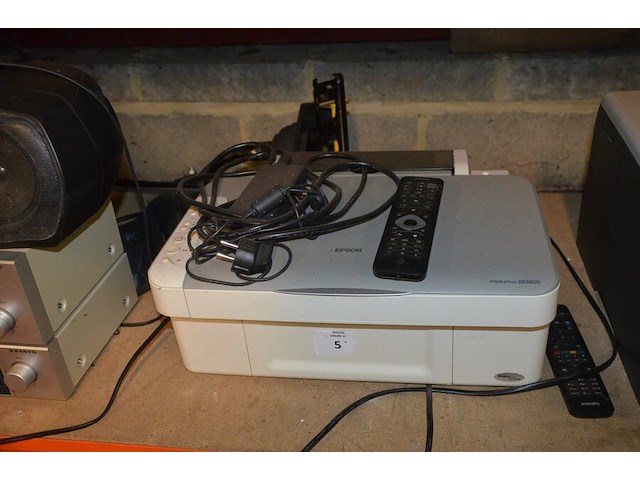 Stereo sanyo , hifi sanyo met tuner en casettespeler, printer epson dx3800, printer brother hl-5240, printer brother hl-l5100dn - afbeelding 6 van  8