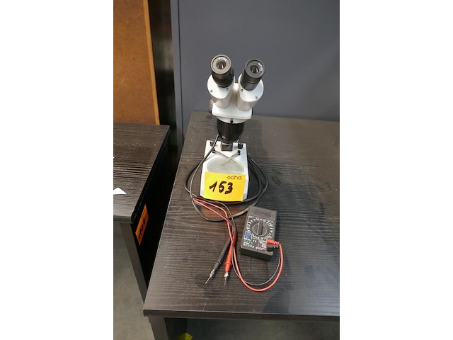 Stereomicroscoop + digitale multimeter - afbeelding 1 van  4