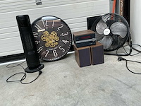 Stereo,ventilator en klok - afbeelding 1 van  5