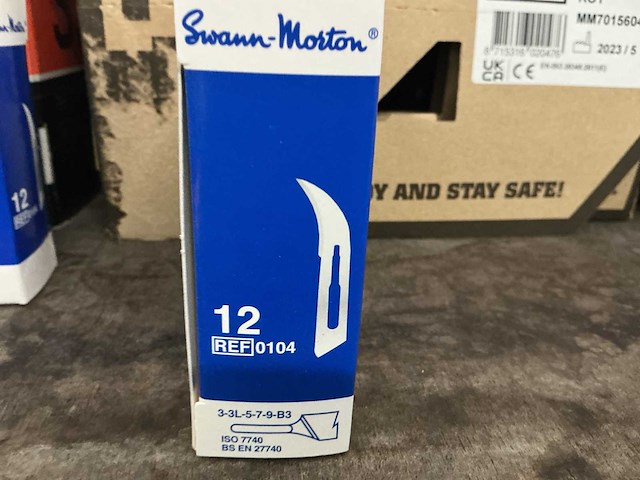 Steriele chirurgische mesjes - afbeelding 1 van  1