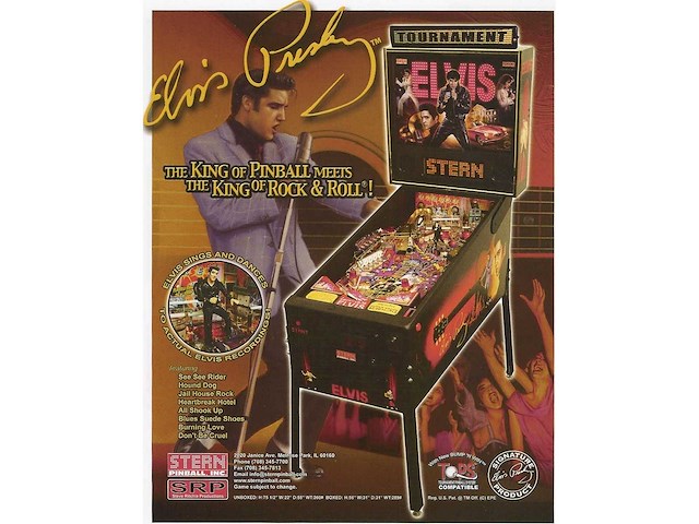 Stern - elvis - flipperkast - afbeelding 10 van  10