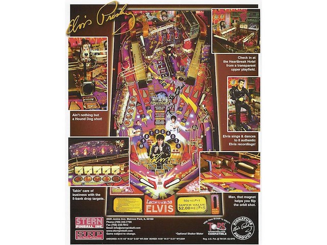 Stern - elvis - flipperkast - afbeelding 1 van  1