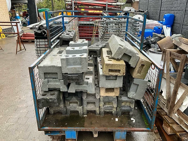 Steunblokken voor bouwhekken (41x) - afbeelding 10 van  17