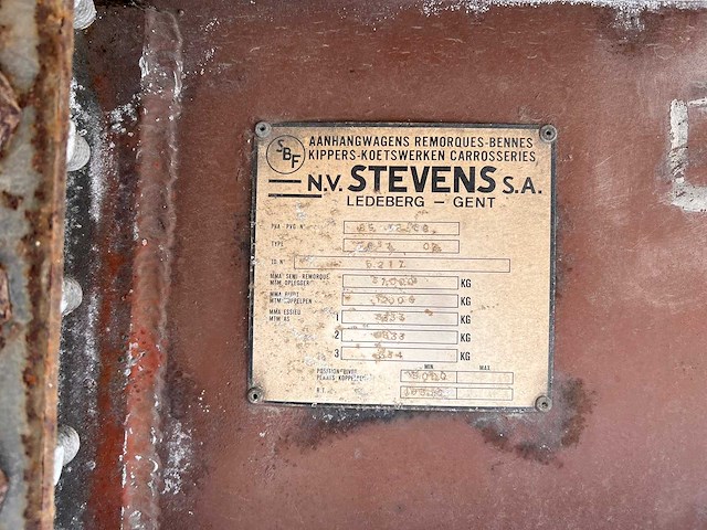 Stevens - 1989 - boxoplegger - oplegger - afbeelding 3 van  8