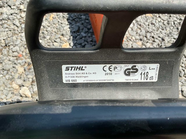 Sthil ms660 kettingzaag - afbeelding 4 van  4