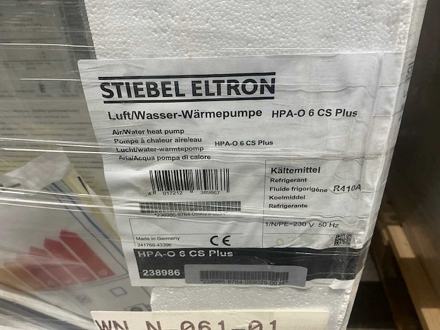 Stiebel eltron hpa-o 6 cs plus compact d set warmtepomp lucht water - afbeelding 3 van  5