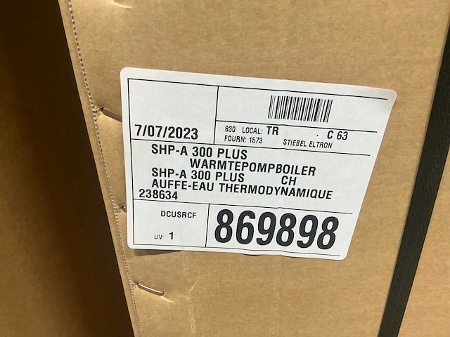Stiebel eltron shp-a 300 plus warmtepompboiler - afbeelding 4 van  4