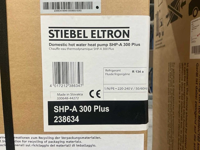 Stiebel eltron shp-a 300 plus warmtepompboiler - afbeelding 3 van  4