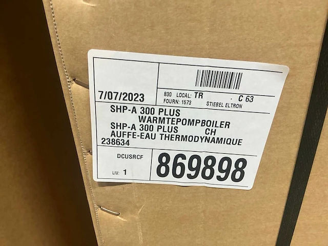 Stiebel eltron shp-a 300 plus warmtepompboiler - afbeelding 4 van  4
