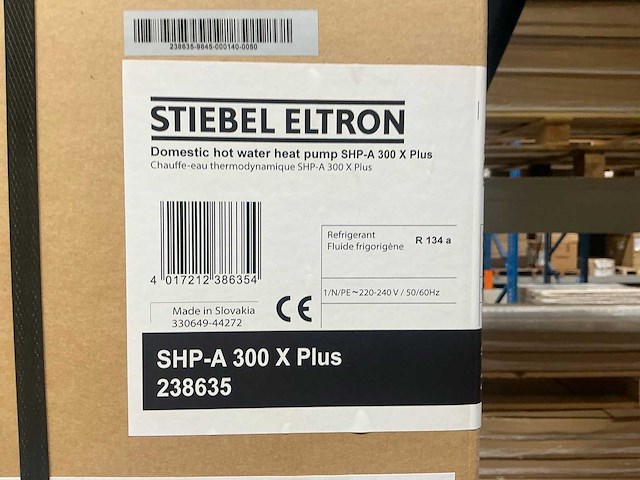Stiebel eltron shp-a 300 x plus warmtepompboiler - afbeelding 2 van  3