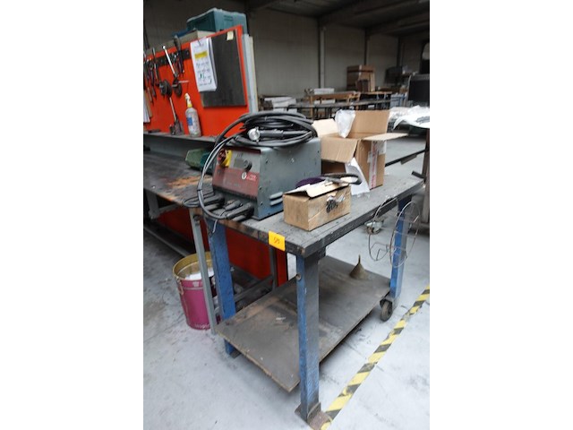 Stiftlasapparaat welda + verrijdbare metalen werktafel - afbeelding 2 van  11
