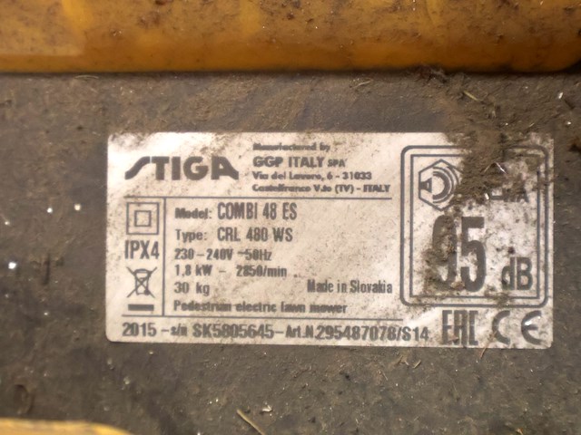 Stiga elektrische grasmachine - afbeelding 4 van  6