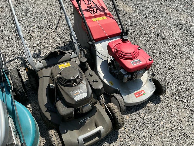 Stiga/makita/lazer mp 2 445s/ lot grasmaaiers - afbeelding 2 van  10