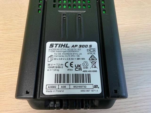 Stihl - ap 300 s - accu - afbeelding 7 van  7