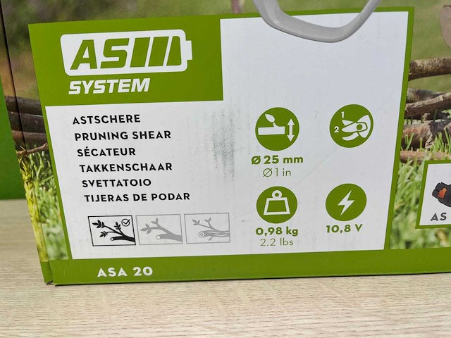 Stihl - asa20 - snoeischaar met accu en lader - afbeelding 6 van  9