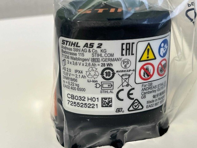 Stihl - asa20 - snoeischaar met accu en lader - afbeelding 9 van  9