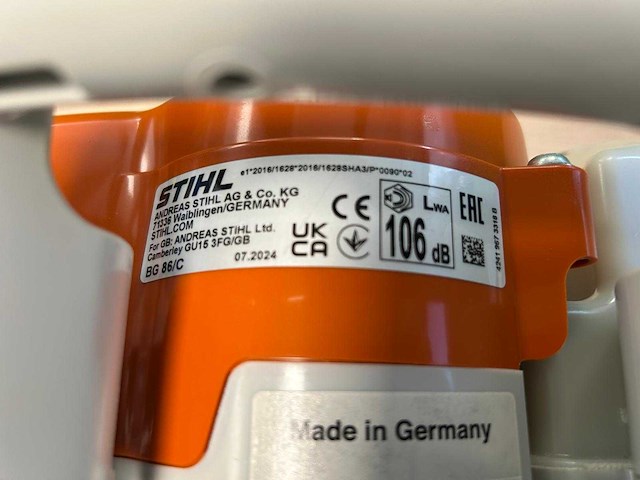 Stihl - bg86 - benzine bladblazer - afbeelding 8 van  8