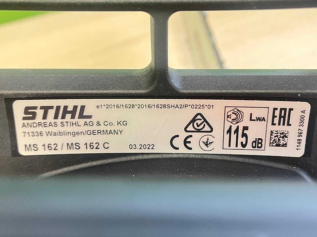 Stihl - ms162 - kettingzaag - afbeelding 5 van  6