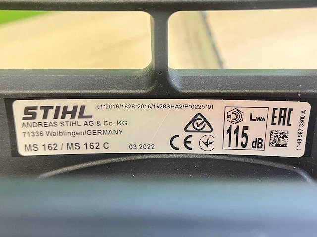 Stihl - ms162 - kettingzaag - afbeelding 8 van  9