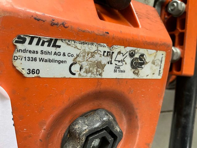 Stihl bt360 grondboor - afbeelding 8 van  8