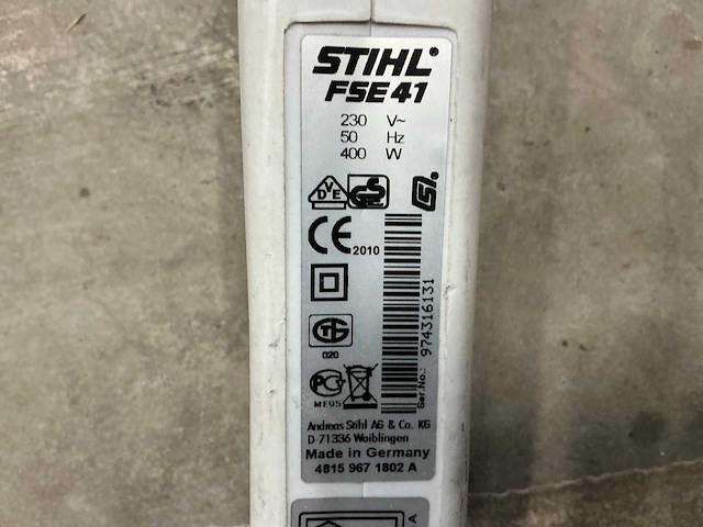 Stihl fse41 kantenmaaier - afbeelding 4 van  4