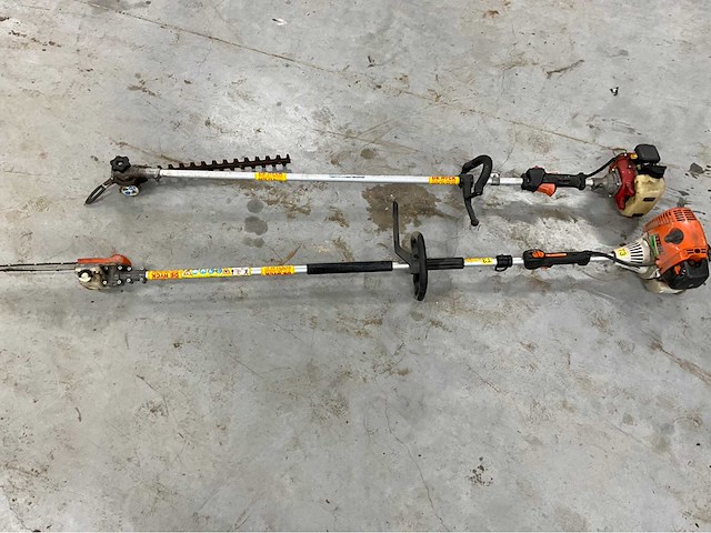 Stihl hl100 heggenschaar (2x) - afbeelding 1 van  4