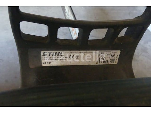 Stihl ms 391 benzinekettingzaag - afbeelding 5 van  7