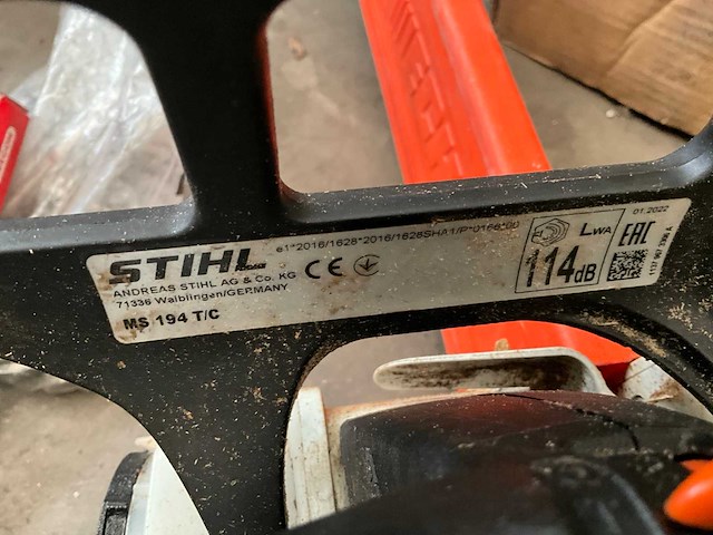 Stihl ms194t kettingzaag - afbeelding 3 van  3