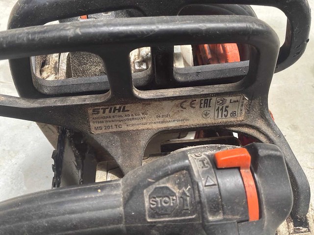Stihl ms201 st kettingzaag (2x) - afbeelding 3 van  4