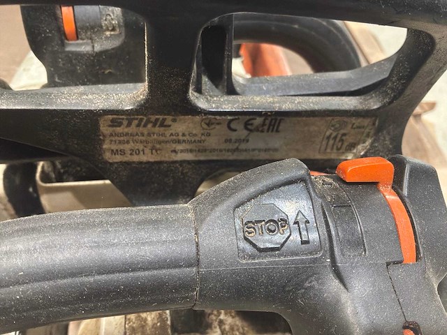 Stihl ms201 st kettingzaag (2x) - afbeelding 4 van  4