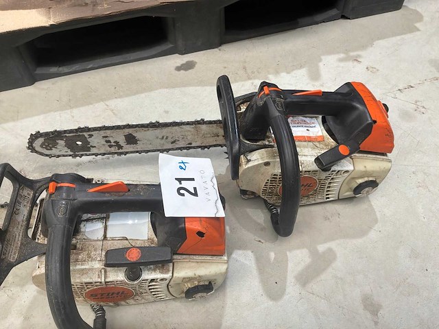 Stihl ms201 st kettingzaag (2x) - afbeelding 2 van  2