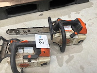Stihl ms201 st kettingzaag (2x) - afbeelding 2 van  2
