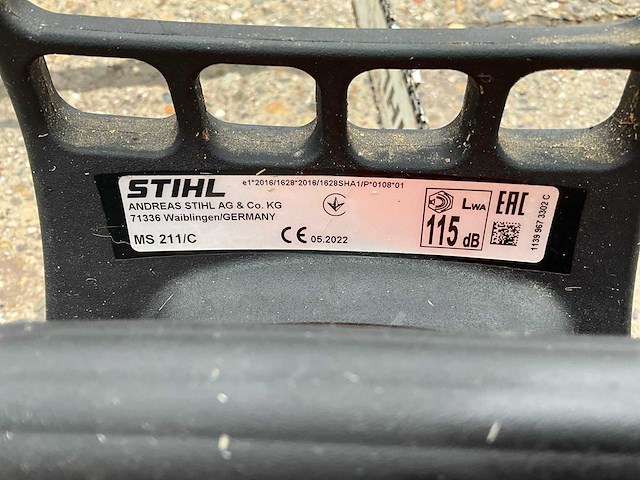 Stihl ms211/c kettingzaag - afbeelding 7 van  7